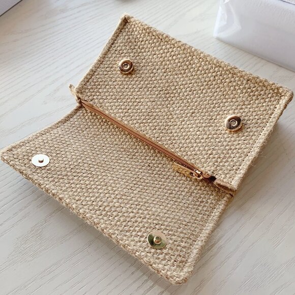 Dior Raffia Straw Bag Acrylic shoulder strap - Picture 5 of 16